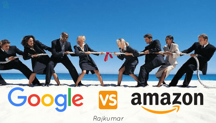 Google vs Amazon compeetition in 2025